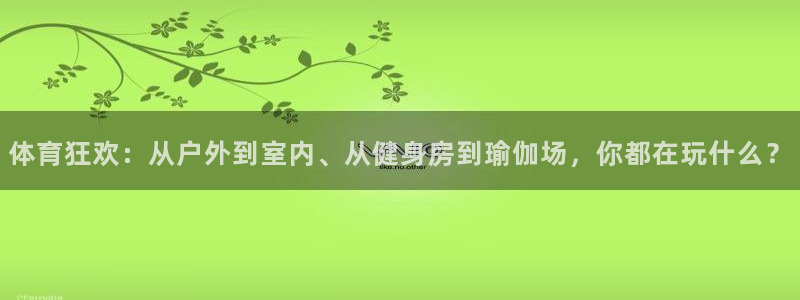 betway西汉姆官网：体育狂欢：从户外到室内、从健身房到瑜伽场，你都在玩什么？